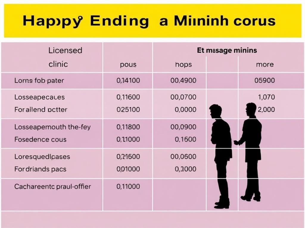 happy ending massage midtown. Table: Licensed massage clinic vs. illicit “happy ending” offers