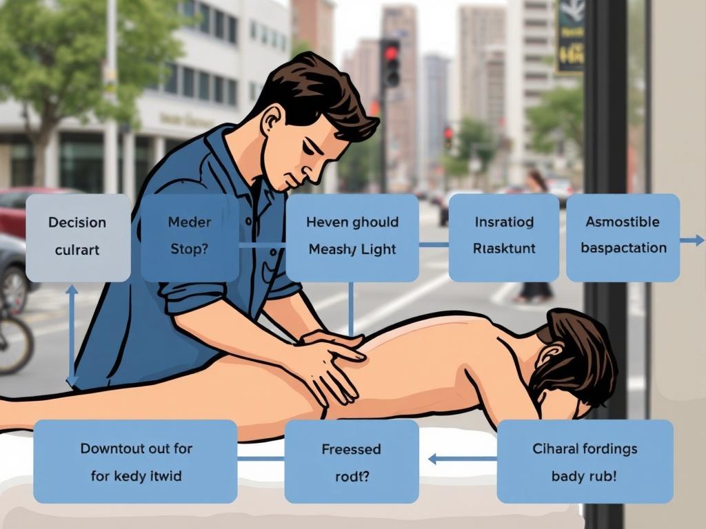 downtown body rub. Sample Decision Flow
